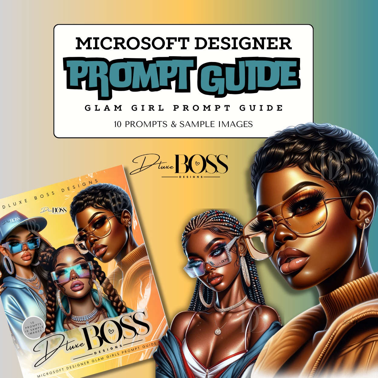 Hip Hop Glam - Microsoft Designer Prompt Guide