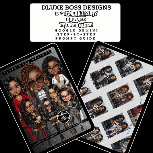 Designer Luxury Baddies Prompt Guide & PNGs