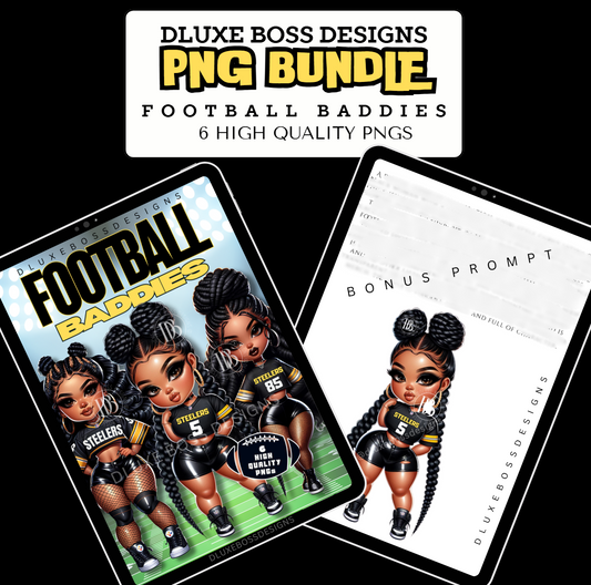 Football Baddies Png Bundle