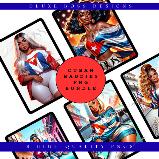 Cuban Baddies PNG Bundle